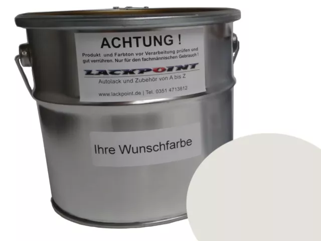 1 Liter 1K Autolack Kunstharz DDR Perlweiß Trabant Wartburg Simson Barkas IFA !