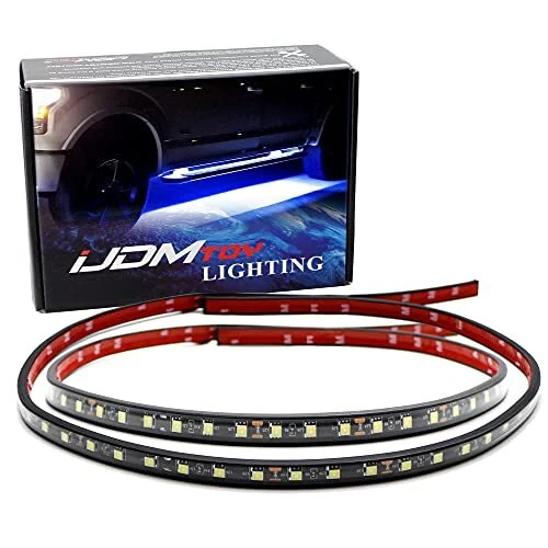 iJDMTOY 2 40-Inch 63-SMD Flexible LED Running Board/Side Step Lighting Kit Wi...