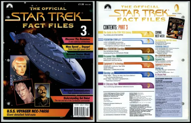 The Official Star Trek Fact Files 1997-2002 GE Fabbri #3 - Front Cover Only