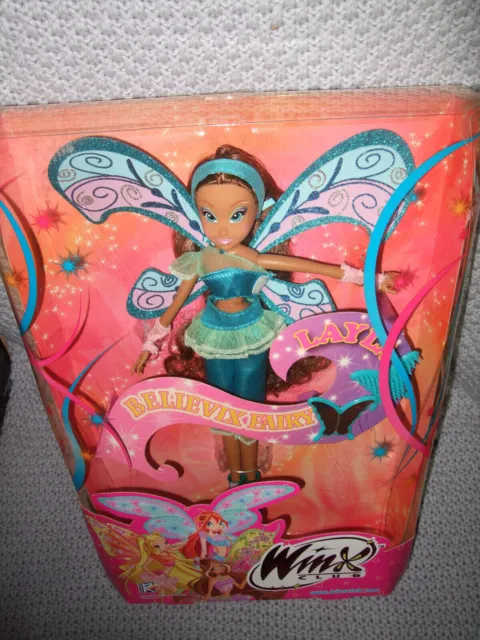 WINX Club Believix Fairy 'LAYLA' Doll (a.k.a. Aisha) 11" (28cm) 2011 Age 4+ RARE