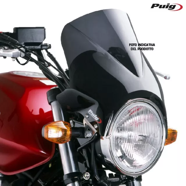 PUIG 1482F CUPOLINO WINDY FUME SCURO per Triumph 1200 THRUXTON RS 2020-2024