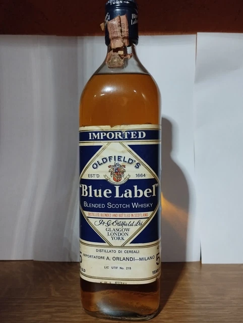 Rare & Old Scotch Whisky Johnnie Walker Blue Label the Oldest 75 CL 40% vintage