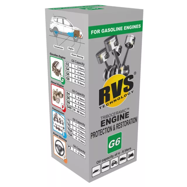 Rvs Engine Oil Additive For Petrol Engines Saves Fuel Reduces Emissions Restores