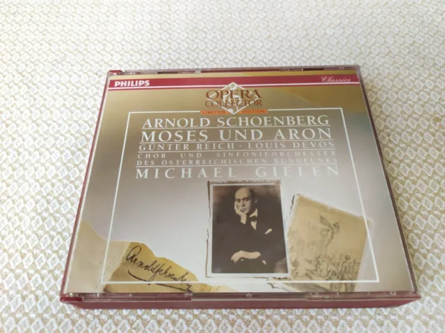 Schoenberg : Moses und Aron - Reich, Devos - Gielen - 2CD Philips Germany