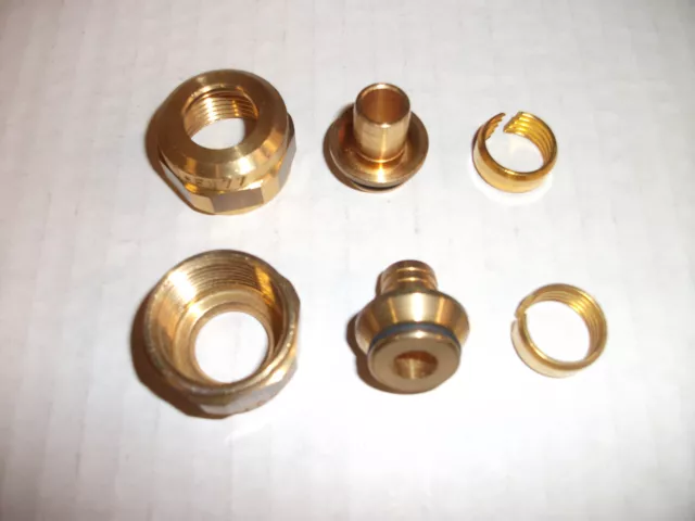 (2) Sets of  Roth 1/2" PEX x  Manifold Connectors, plumbing + radiant heating