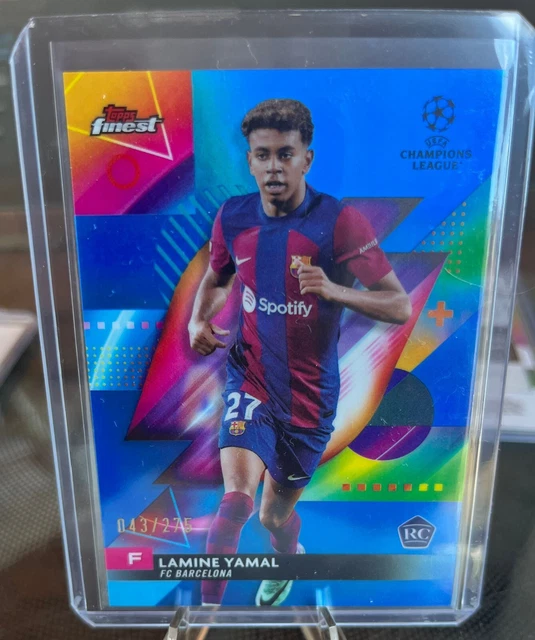 LAMINE YAMAL RC /275 Topps Finest Ucc 2023-24 $0.10 - PicClick AU