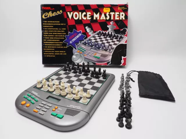 Tiger elektronisches sprechendes Schachspiel  Schachcomputer Voice Master