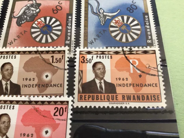 Rwanda Rwandaise mint never hinged and used stamps Ref 65703 2