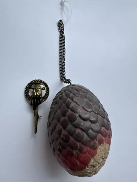 Game of Thrones Dragon Egg on a chain and “Hand of the King” replica pin