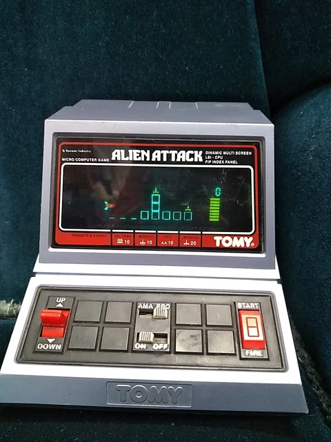 Jeu électronique De Table TOMY Alien Chase Double écran - 100% Fonctionnel