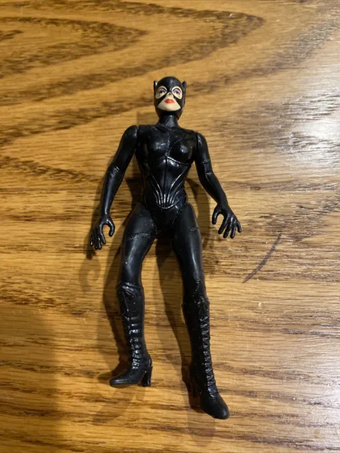 Vintage 1991 Kenner Batman Returns Catwoman Action Figure Loose, Rare