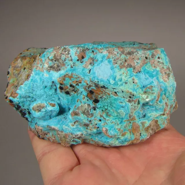 4.1" Blue CHRYSOCOLLA Rough Crystal Cluster - Tyrone, New Mexico, USA