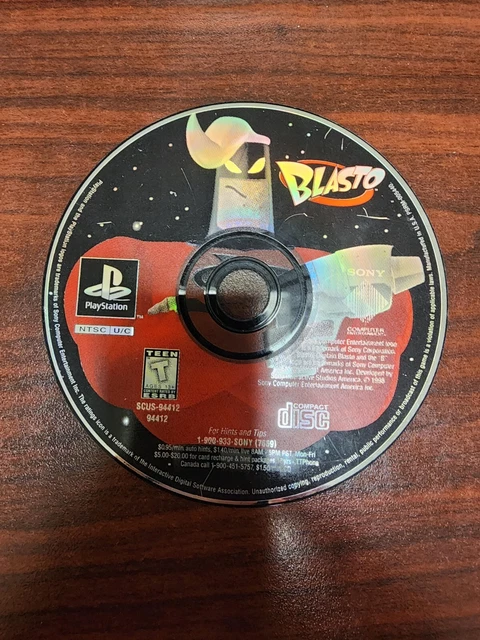 BLASTO SONY PLAYSTATION 1998 PS1 Playstation 1 CIB Complete Game