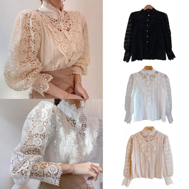 Camicia collo alto pizzo deals