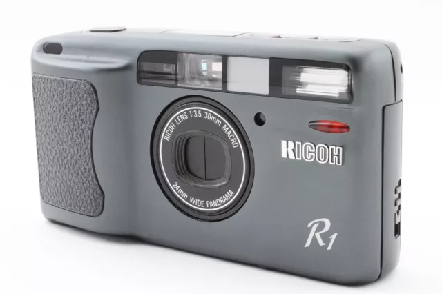 Ricoh R1 Point & Shoot 35mm Film Camera Gray Free Shipping From Japan As-is 734