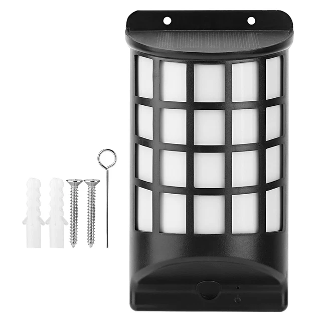 Luci LED Solari Cimitero - 2 Lampade Esterno Con Fiamma Tremolante, IP44 - Foto 7