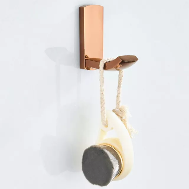 Rose Gold Brass Wall Mounted Single Robe Hook Coat Hat Towel Hook Hanger sba873
