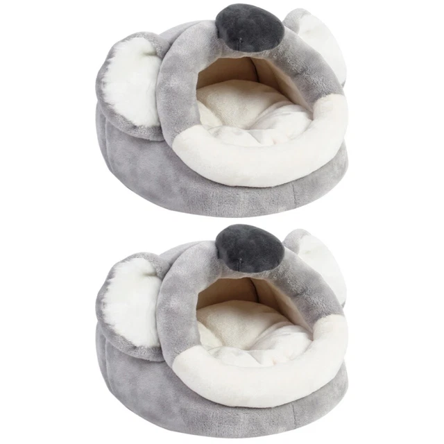 2 pcs Hamster Hideout Guinea Pig Bett Hedgehog Beutel Ratte Warme Bett