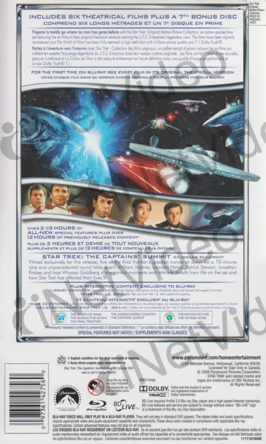 Star Trek - Original Motion Picture Collection New Blu 2