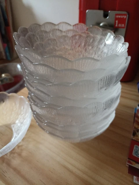 Lot De Coupelles à Desserts Vintage Dorées – Verre Brillant, Sans Marque