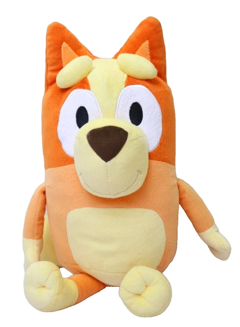 Yellow Red Heeler Stuffed Toy KID'S BLUEY BINGO 40cm Plush Red