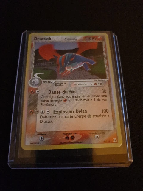 Carte pokemon- DRATTAK HOLO - 14/113 - ESPÈCES DELTA BLOC EX FR