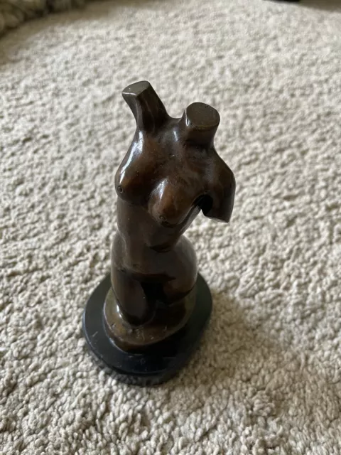 Bella statua scultura donna nuda bronzo più piccola