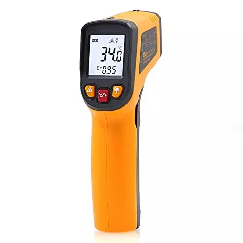 Trimming Shop Infrared Thermometer Gun with Non-Contact Digital Laser, LCD