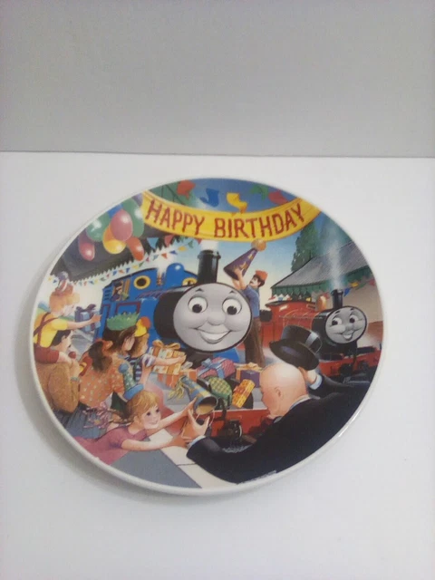 Vtg 1992 Wedgwood England Thomas the Tank Engine & Friends Train Happy Birthday