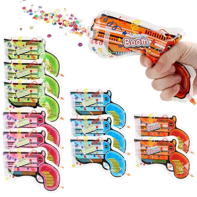 12pcs Inflatable Balloon Party Toy Confetti Holiday Atmosphere Fireworks-Gun