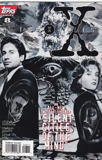 Topps Comics; X-Files #8 & #9. Two part set of "Silent Cities Of The Mind"