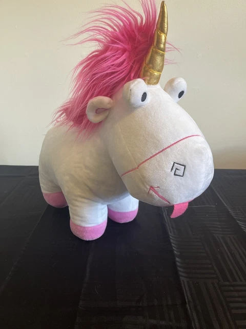 Despicable Me Fluffy Unicorn large Plush Stuffed Animal 14" Tall Soft