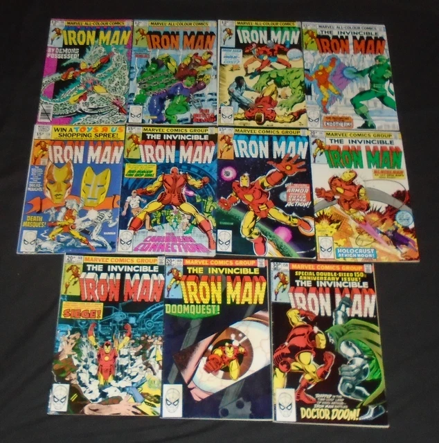 Invincible Iron Man 130,132,133,136,139,141,142,147,148,149,150 Marvel Comics