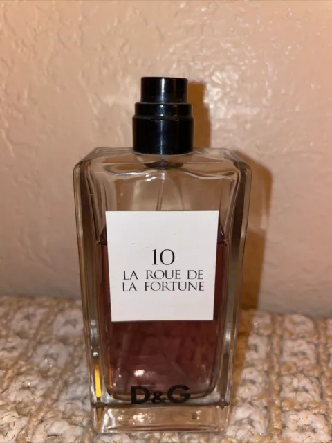 Dolce & Gabbana  #10 LA ROUE DE LA FORTUNE 3.3oz Eau de Toilette * USED*