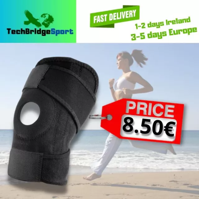 Adjustable Open Knee Brace Strap Support Stabilizer Patella Tendon Neoprene