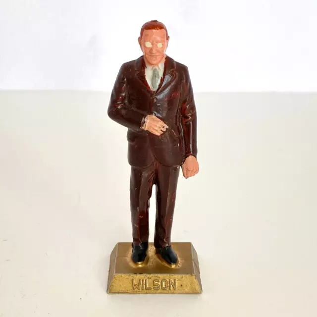 1960s Vintage Marx Toys 28th US President WOODROW WILSON Figure 2.7" Tall