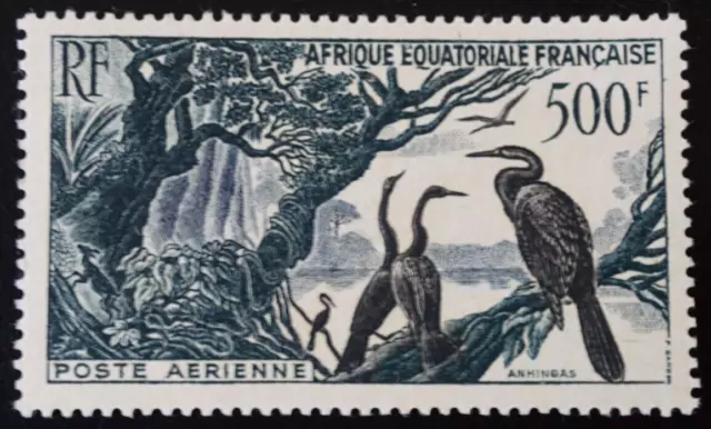 Afrika Äquatorial- Französisch Aef Post Luft Pa N° 53 neuer Stempel Luxus MNH