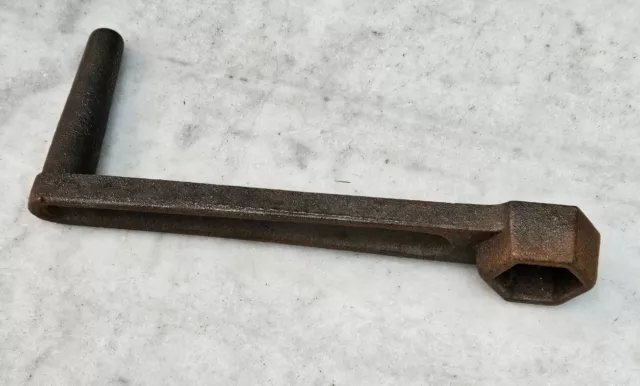 Vintage VONO Bedstead Fittings Spanner,  Crank Wrench  Old Tool -GT15