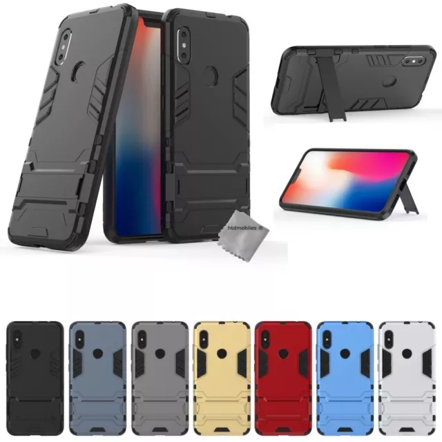 Housse etui coque rigide anti choc pour Xiaomi Redmi Note 6 Pro + film ecran