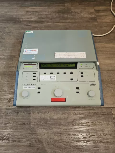 Vintage Audiometer Madsen Electronics Midimate 602 Audiometer