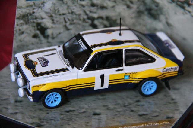 Modèle Réduit Ford Escort Rallye Acropolis 1979 1/43 - IXO, Neuf En Boîte Vitrine
