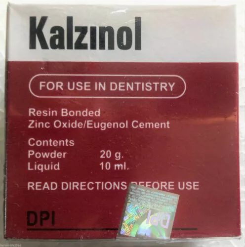 DPI-Kalzinol Temporary Dental non-resin filling Cement Zinc Oxide/Eugenol Base