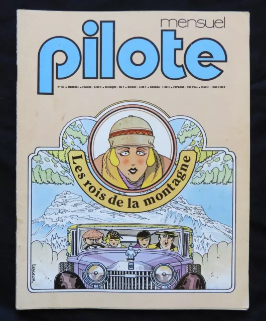 D25/ Revue ( BD - Bande-dessinée ) " PILOTE " / n°57 -  1979