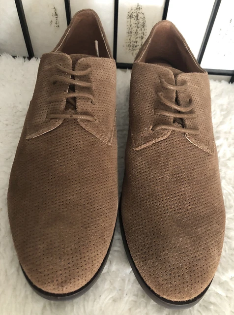NEW CLARKS SHOES Brown Leather Suede Fenestella Cora Oxford Size 8