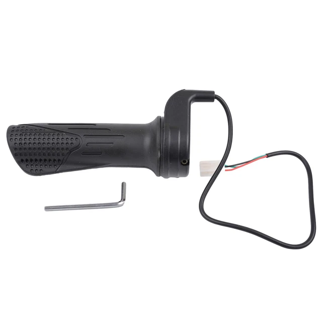Poignée D'Accélérateur L-faster Avec Indicateur Et Commutateur De Clé Pour Vélo Électrique 24V