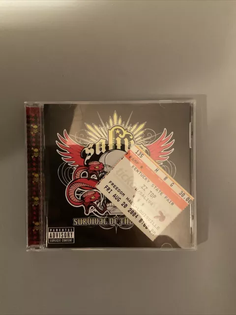 SALIVA: SURVIVAL OF THE SICKEST [CD] 2004 - Fast Shipping - + Concert Ticket! G1