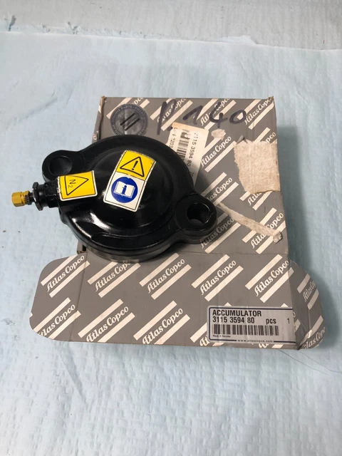 Genuine Atlas Copco Accumulator 3115 3594 80 , 3115359480 Made in Sweden