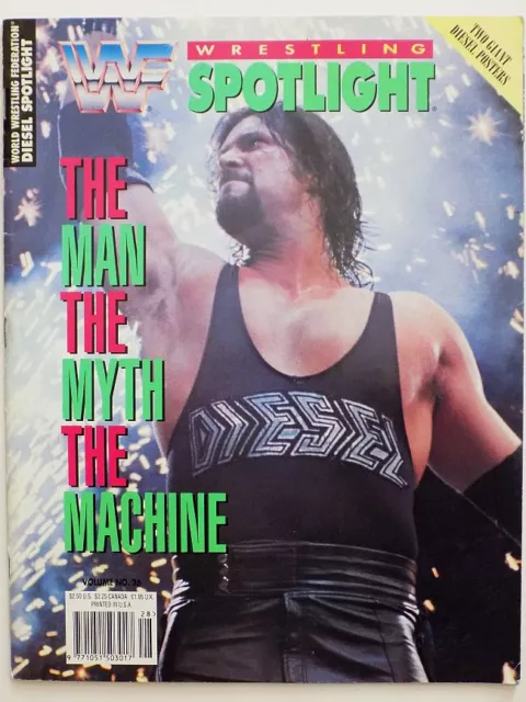 Wwf Spotlight Magazine Vol. 25 Diesel Kevin Nash Wwe Wrestling Wcw