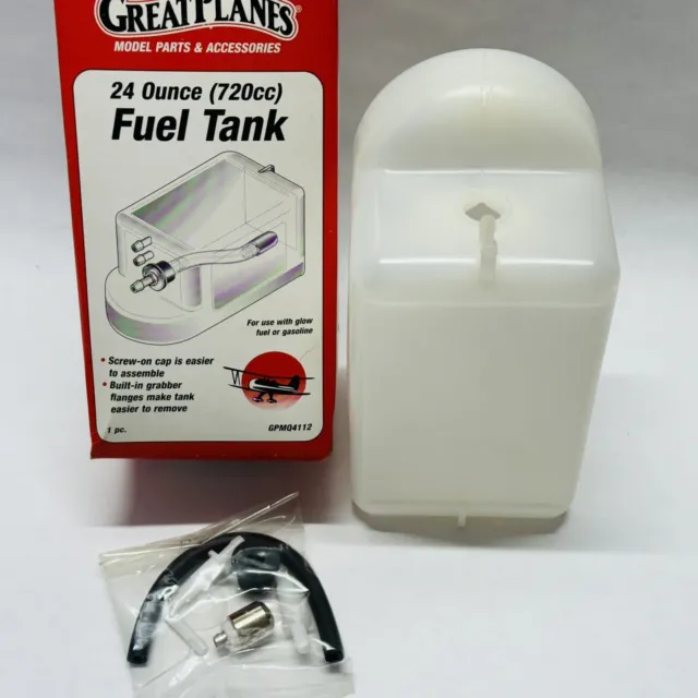 GREAT PLANES GPMQ4112 Fuel Tank 24 Ounce 720cc For R/C Airplanes NEW