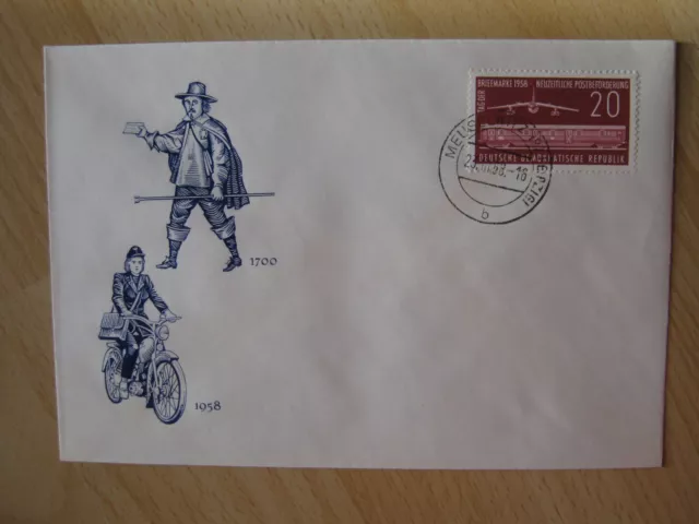 Ersttagsbrief / FDC DDR 23.10.1958  Tag der Briefmarke   (661)  29
